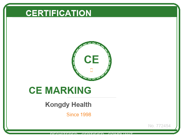 CE Marking Certificate - Kongdy Health EU MDR