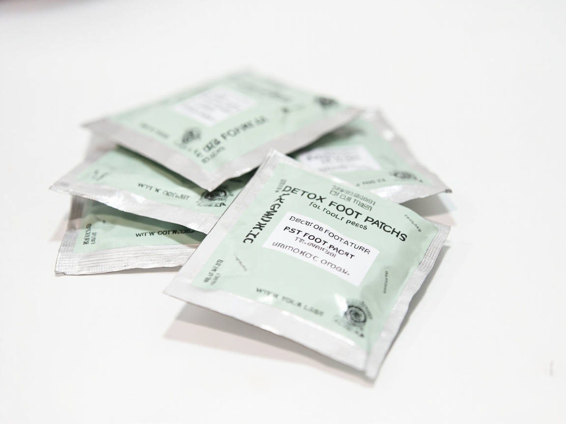 Private label detox foot patch sachet packaging