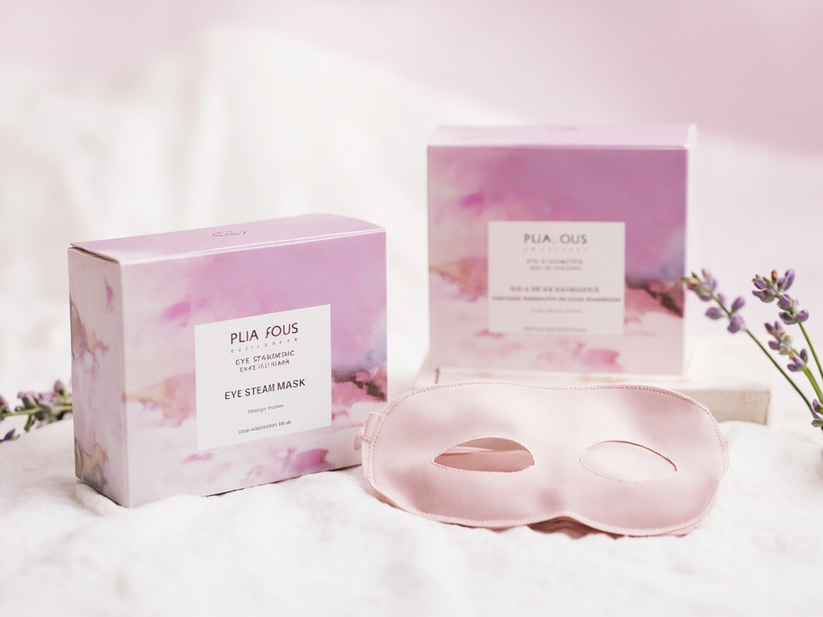 Custom private label eye steam mask retail packaging
