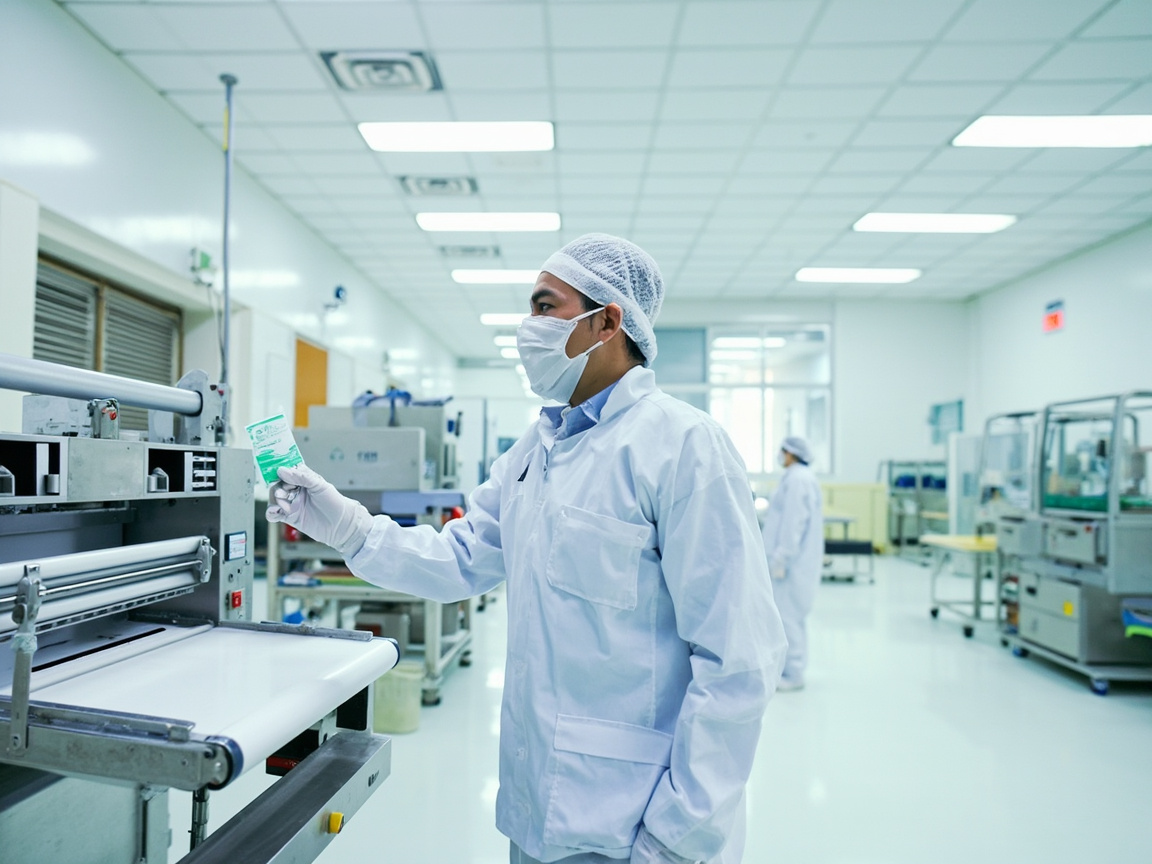 GMP compliant automated vitamin patch production line